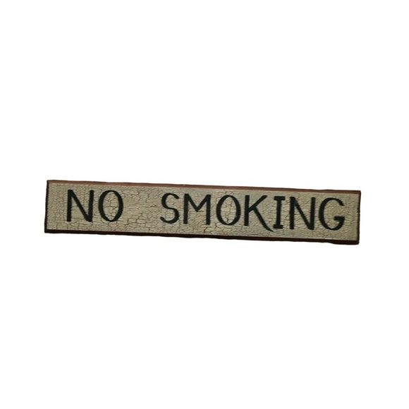 No Smoking Rustic Sign Wood Rustic Cottage Cabin Farmhouse - Picture 3 of 9